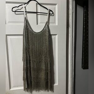 ASOS Design Silver Mini Dress